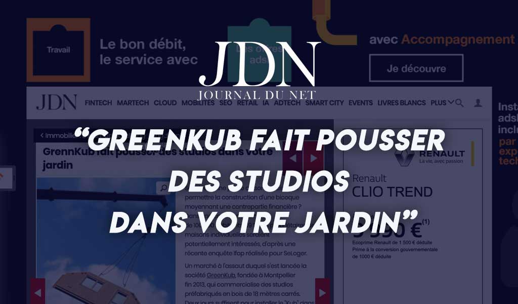 Greenkub fait pousser des studios dans votre jardin