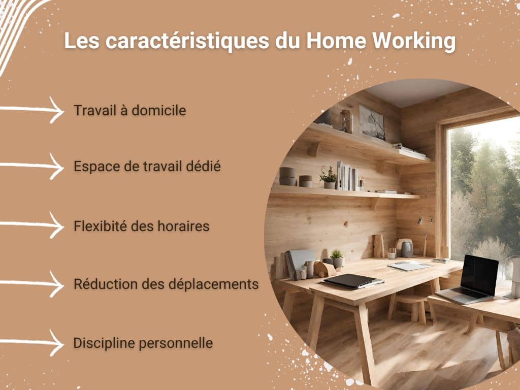 Les caractéristiques du Home Working