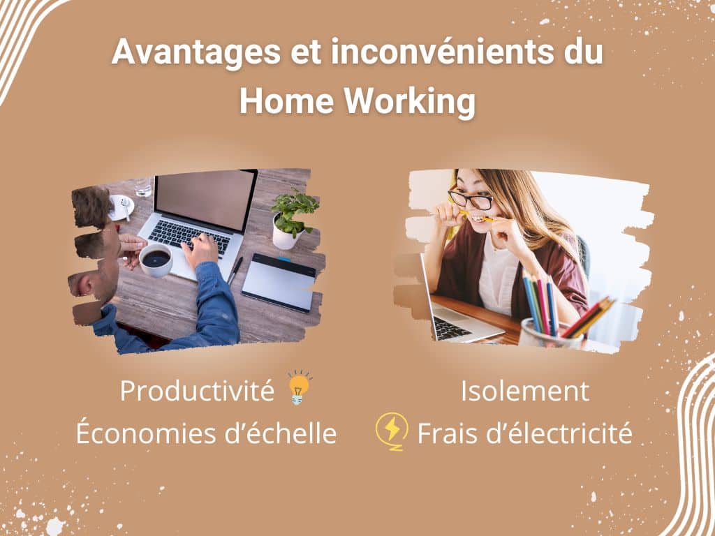 Les avantages et inconvénients du home working