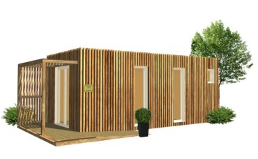 Cabinet de praticien dans un studio de jardin en bois Greenkub