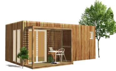 Studio de jardin en bois pour location longue durée ou Logement étudiant Greenkub