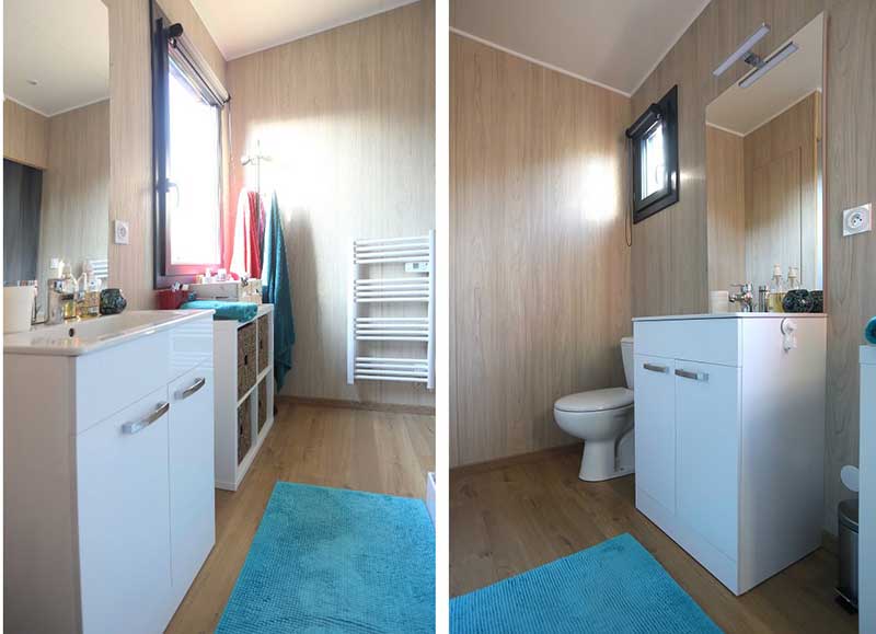 salle de bain lavabo suite chambre