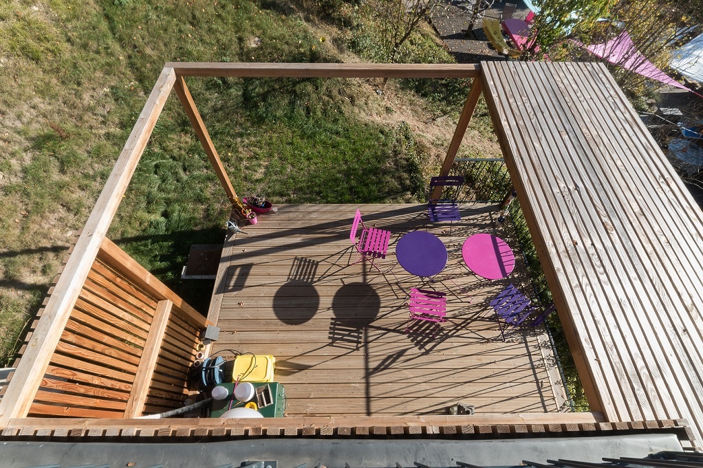 terrasse greenkub jardin étage