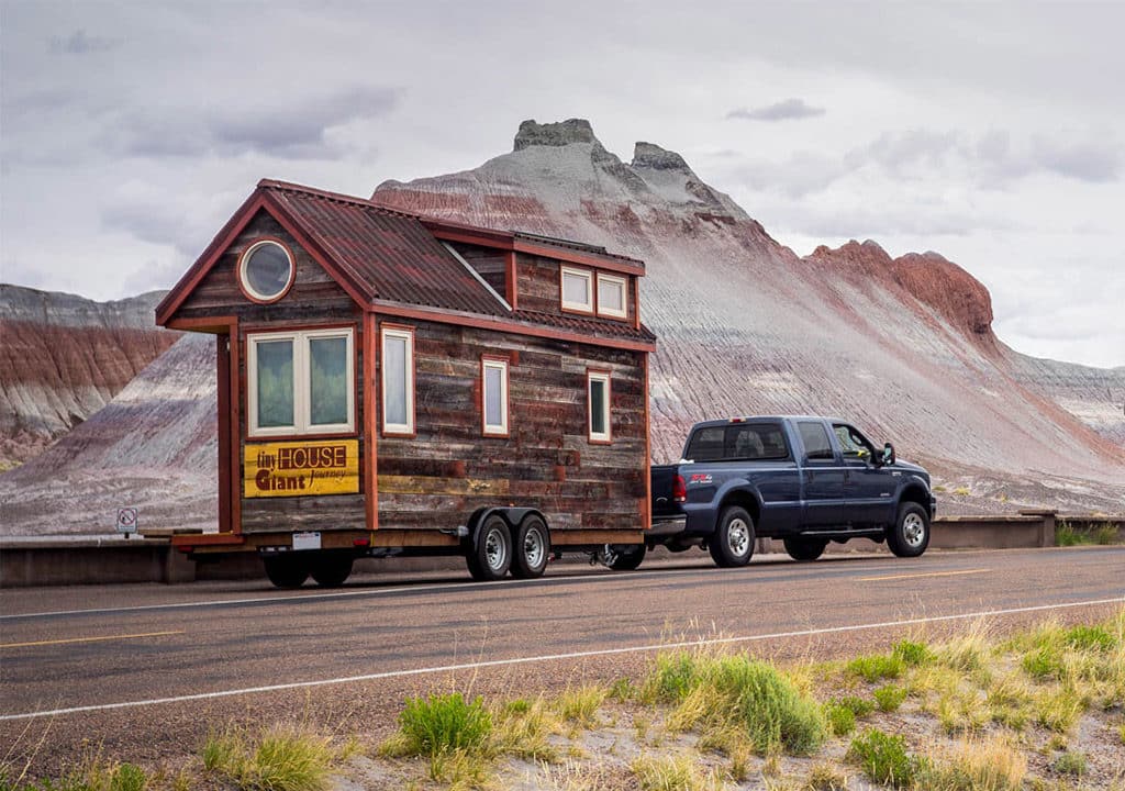 tiny house double à mezzanine