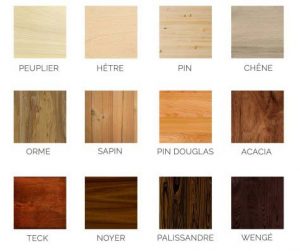 Essences de bois