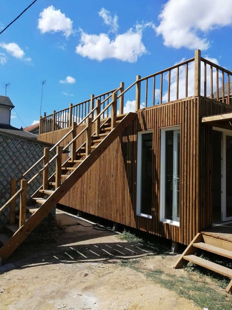 Studio de jardin de 20m2 avec toit terrasse