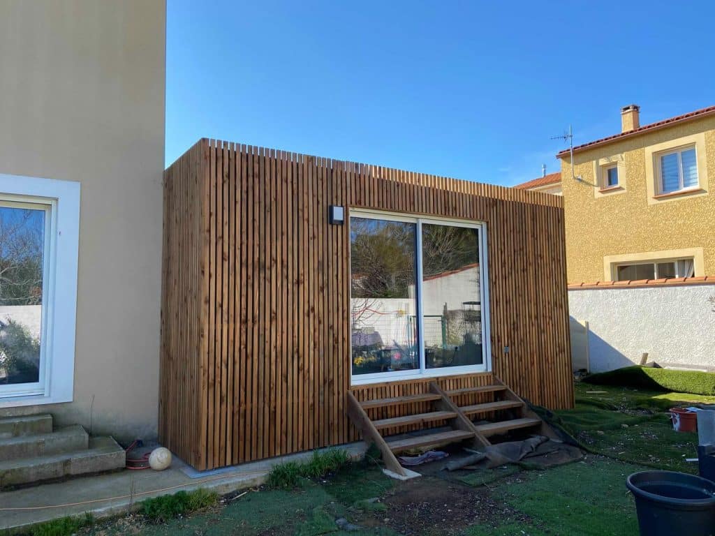 Extension de maison en bois de 30m2
