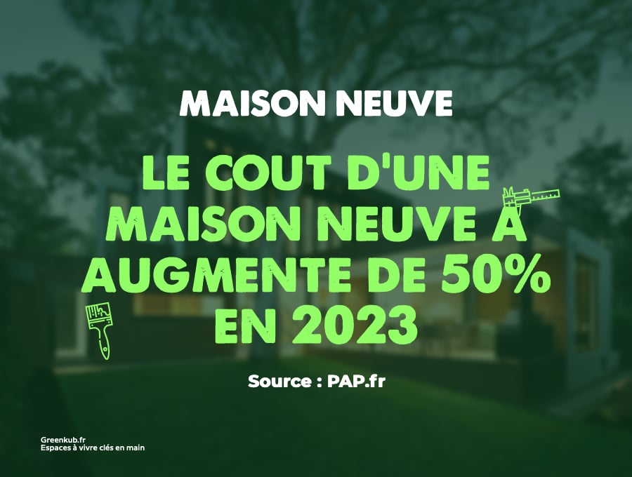 Coût maison neuve 2023