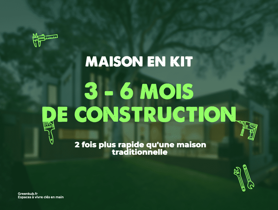 Maison en kit temps construction